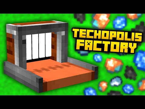 EPIC Minecraft Techopolis 2: Conveyor Belts & Massive Furnace!