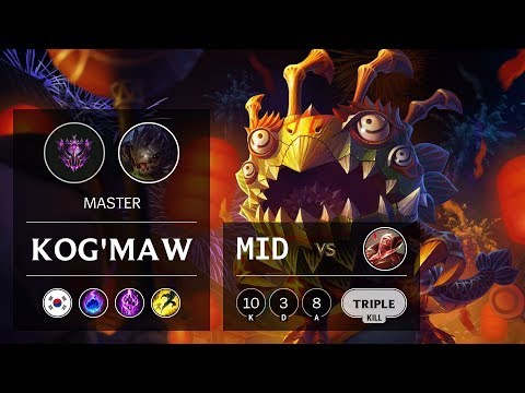Kog'Maw Mid vs Vladimir - KR Master Patch 9.19