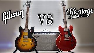 Video thumbnail for Gibson ES-335 VS Heritage H-535 by JL Fulks