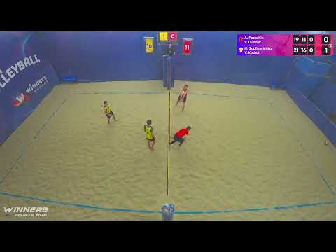 03:25 A. Pasazhin / V. Dudnyk - M. Zapliusvichka / V. Kushch 28.12.2022 | Winners Beach Volleyball