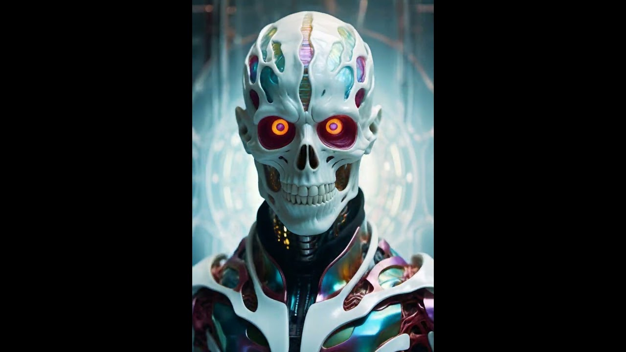 stable diffusion deforum sulla #stablediffusion #skull #colore #alien #morph