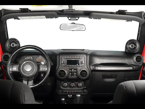 Select Increments Pillar-Pods speaker pod install in 2015 Jeep JK Unlimited Wrangler
