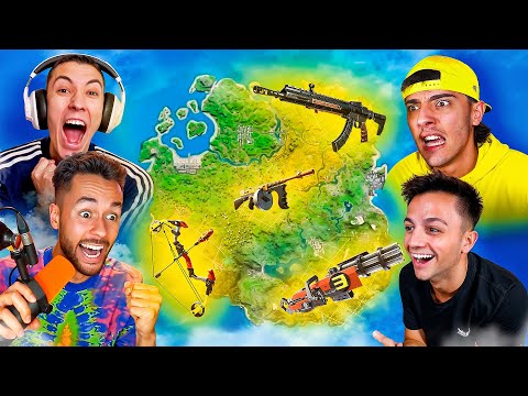Fortnite's Mythic Weapons Challenge with the Squad - TheGrefg