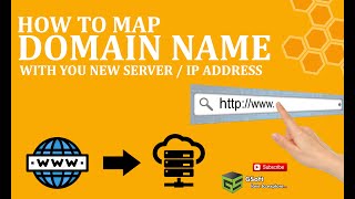 how to point your domain name with new server / ip address | domain name mapping tutorial