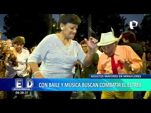 Miraflores: adultos mayores ´rompen la pista de baile´ en el parque Kennedy