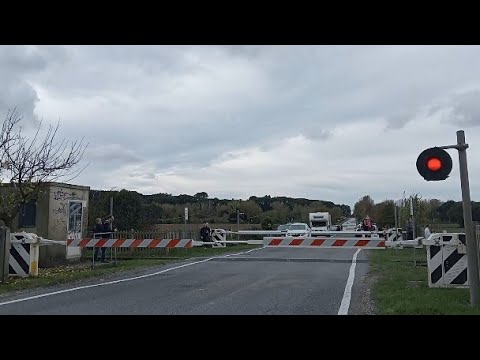L'unico treno a passare da questo passaggio a livello!