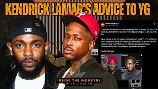 YG Shares Kendrick Lamar Advice: Don’t Drop Garbage to Get Out of Deal