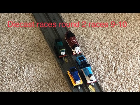 Diecast races round 2 race 9-10: Ivan vs Edward & Arthur vs Paxton