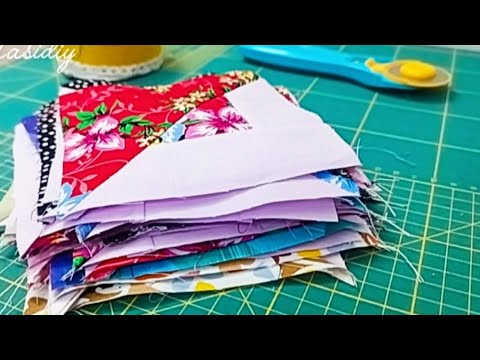 🩷I turned the simplest blocks into my most beautiful quilt.