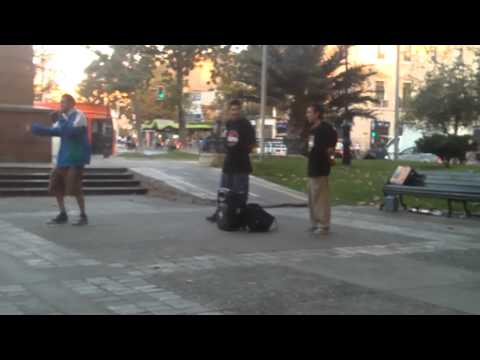 Stigma,sador y racek en bandejon los heroes