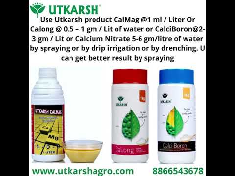 Utkarsh calong calcium-ca 10% (100% water soluble foliar spr...