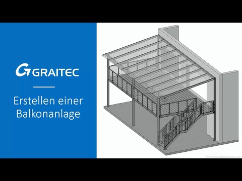 Balkonanlage mit Autodesk Advance Steel - Überblick und Einleitung