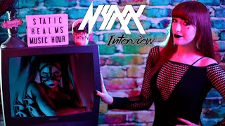 Goth Pop Artist Nyxx interview on Static Realms Music Hour with Electrish Nyxx Nightmare Music Video