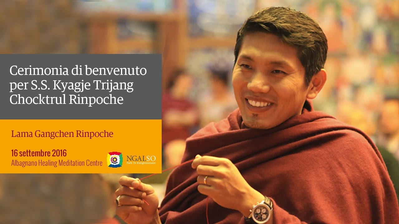 Cerimonia di benvenuto per S.S. Kyabje Trijang Chocktrul Rinpoche