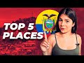 The Top 5 Places YOU Should Visit in Ecuador! | The ultimate guide for Ecuador