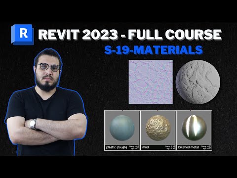 19-Revit 2023 Beginner Course -  [Materials in Revit]