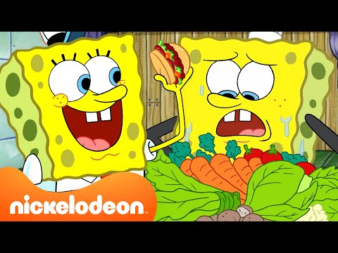 SpongeBob Be COOKIN' 🔥 | 10 Minute Compilation | Nickelodeon UK