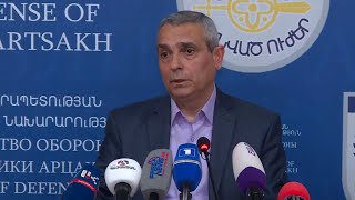The Briefing of #Artsakh Foreign Minister Masis Mayilyan. Live