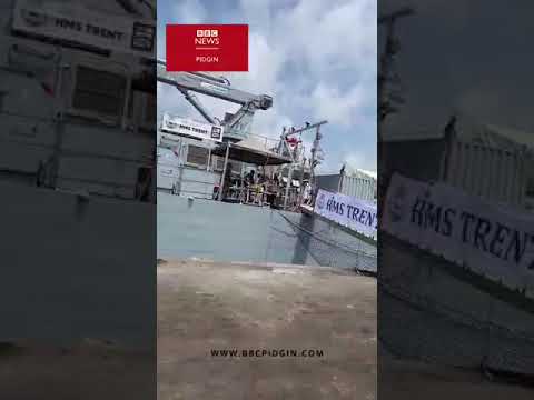 british warship in lagos / TRENT P224 ship