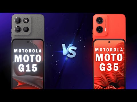 Motorola Moto G15 vs Moto G35 Comparativo