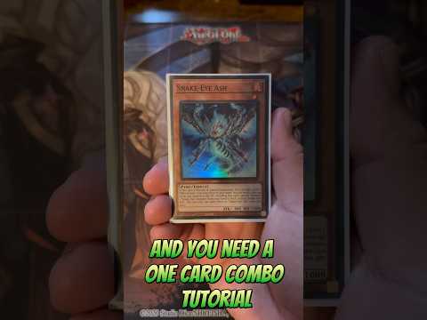 Snake Eyes 1 Card Combo Tutorial Under 60 Seconds! #yugioh #phantomnightmare #yugiohplayer