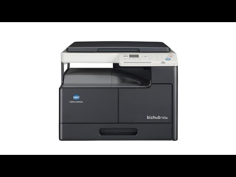 Laser Bizhub 165e Multifunction Printer, For Office, Black & White