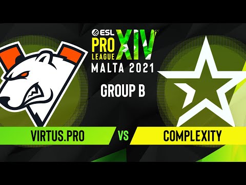 CS:GO - Virtus.pro vs. Complexity [Overpass] Map 3 - ESL Pro League Season 14 - Group B