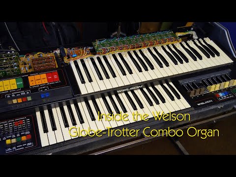 Welson Globe-Trotter ✅ Rare Vintage Italian Dual-Manual Transistor Organ ✅ Lush Analog Warmth & Psychedelic Character ✅ Fully Checked & Cleaned ✅ Striking 70s Industrial Aesthetic ✅ Worldwide Shipping image 11