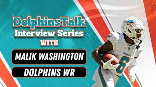 Malik Washington Discusses Going into Year 3 with the Dolphins