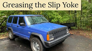 How to grease the Slip Yoke on your Jeep Cherokee XJ