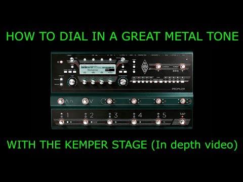 Kemper Stage - How To Dial In A Great Metal Tone (In depth video)