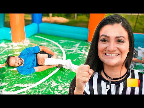 FUTBOL RESBALADIZO LA SEGUNDA PARTE | RETO MUY BUENO