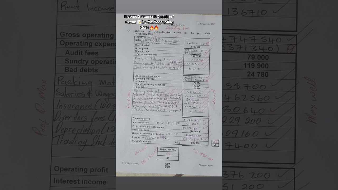 P1 memo Accounting 2024 Nov Q1