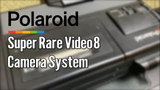 Banned Polaroid Cam? The Video8 Only Employees Got! Polaroid Video8 camera rare demo