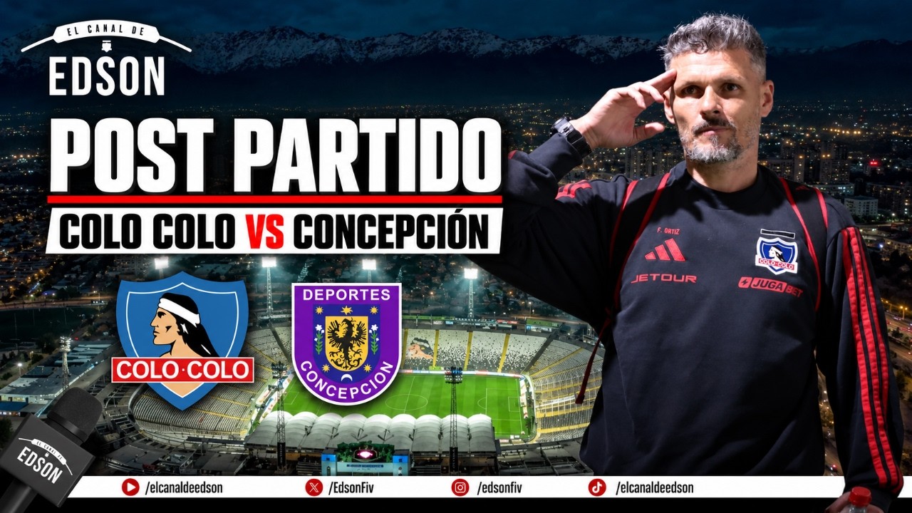⚪⚫ POST PARTIDO: COLO COLO VS CONCEPCIÓN EN VIVO | REACCIONES Y CONFERENCIA EN VIVO ⚪⚫