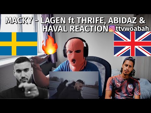 🇸🇪 LEGENDS! UK REACTS 🇬🇧 🇸🇪 Macky - Lagen (ft. Thrife, Abidaz & Haval) | REACTION | SWEDISH MUSIC