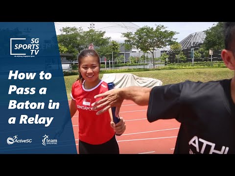 #Athletics101: Passing baton for beginners in a Track and Field Relay [Athletics for Beginners]
