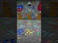 Holes and Door Lead To Grimace💜+SpongeBob🧽 and Miku's Peaches💙🍑 | Wait For It...😍#minecraft #shorts