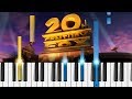 20th Century Fox Fanfare - Piano Tutorial / Piano Cover