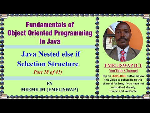 Nested Else If Selection Control Structure In Java Object Oriented Programming