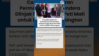 CARA MENOHOK Iran Permalukan AS! Bendera Washington Diinjak hingga Buat Peti Mati Pejabat Trump