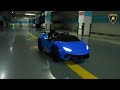 Ηλεκτροκίνητο Αυτοκίνητο Lamborghini Huracan Original License 12V - Μπλε | Skorpion Wheels - 5246030