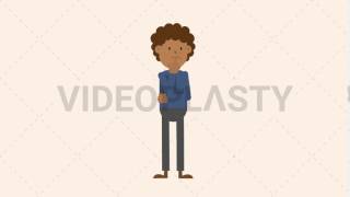 Black Man Thinking Animation [MOV & GIF]