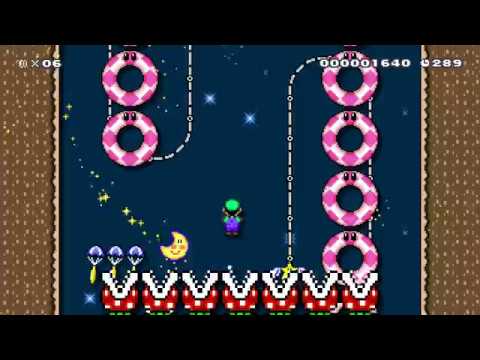 Piranha Platform Plummet 2 by 64est - Super Mario Maker 2 - No Commentary 1by 1bz
