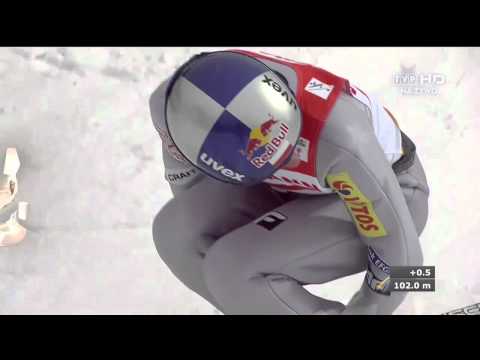 MŚ Oslo 2011  Adam Małysz  102m i brazowy medal!!!! HD