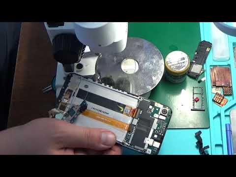 Asus ZA550KL (Zenfone Live L1) после попадания воды. Не работает тачскрин. Asus ZA550KL after water