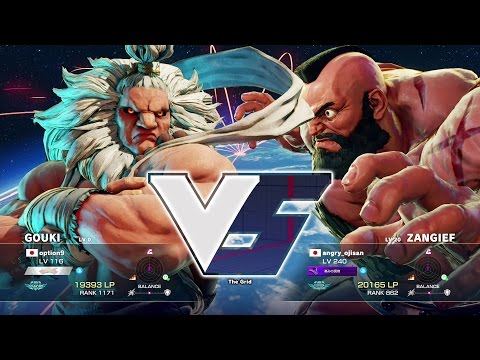 sako (Akuma) vs Hagejin (Zangief)：sako（豪鬼）vs はげじん（ザンギエフ）