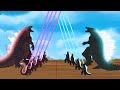 IF EVOLUTION Of GODZILLA EARTH Vs EVOLUTION Of SHIN GODZILLA Size Comparison ANIMATION