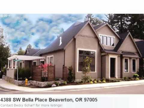 Real Estate Listing For Beaverton, Or- 4388 Sw Bella Place B