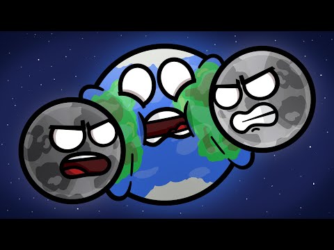 Что, если бы у Земли было две луны?